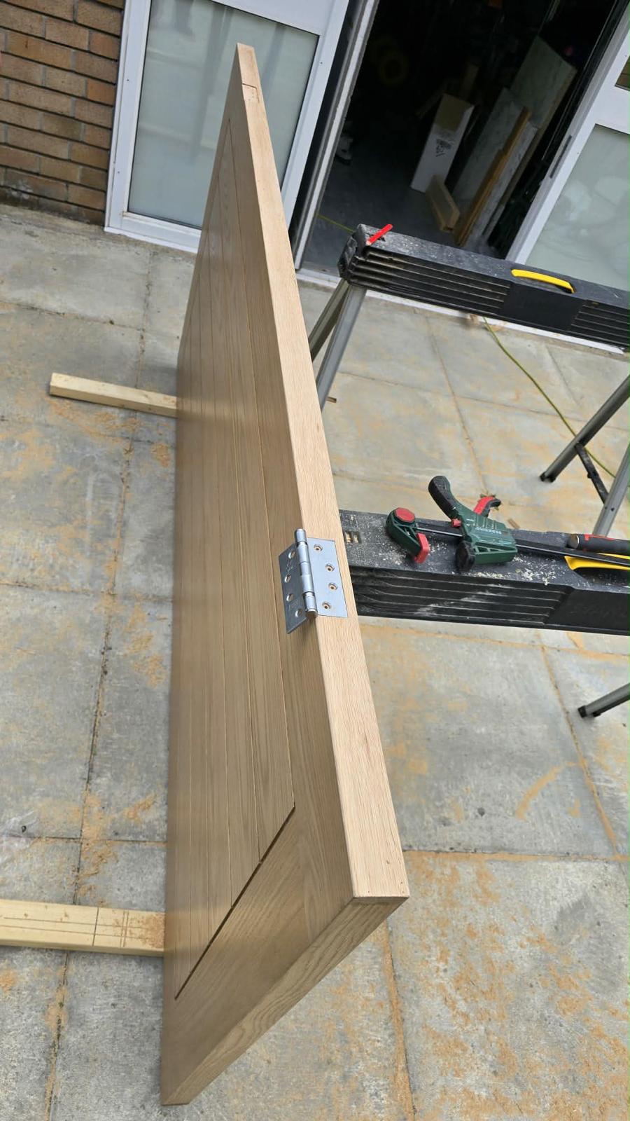 Solid wood door frame and lining 3 — fitted by MarJoinery